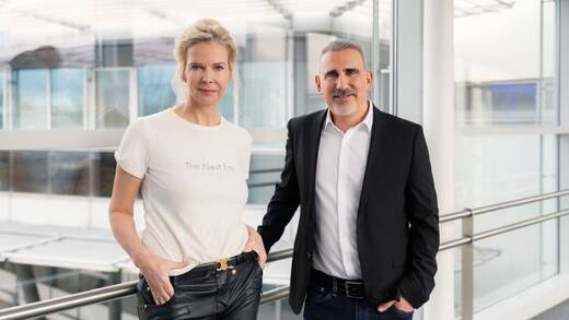 Valerie Weber und Guy Fränkel, das neue Geschäftsführungs-Duo der Antenne Bayern Group.