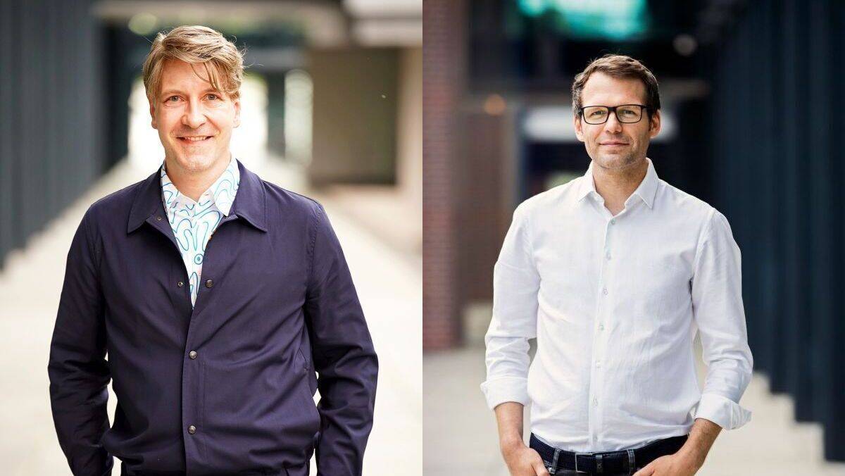 Frank Vogel (l.) und Martin Hoberg wünschen sich ein engeres Zusammenrücken im Markt und als Folge eine positive Mobilisierung der Wirtschaft.