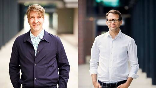 Frank Vogel (l.) und Martin Hoberg wünschen sich ein engeres Zusammenrücken im Markt und als Folge eine positive Mobilisierung der Wirtschaft.