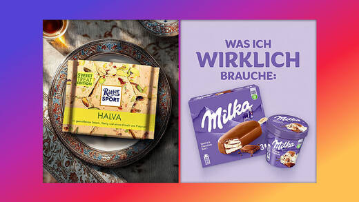 Ritter Sport und Milka
