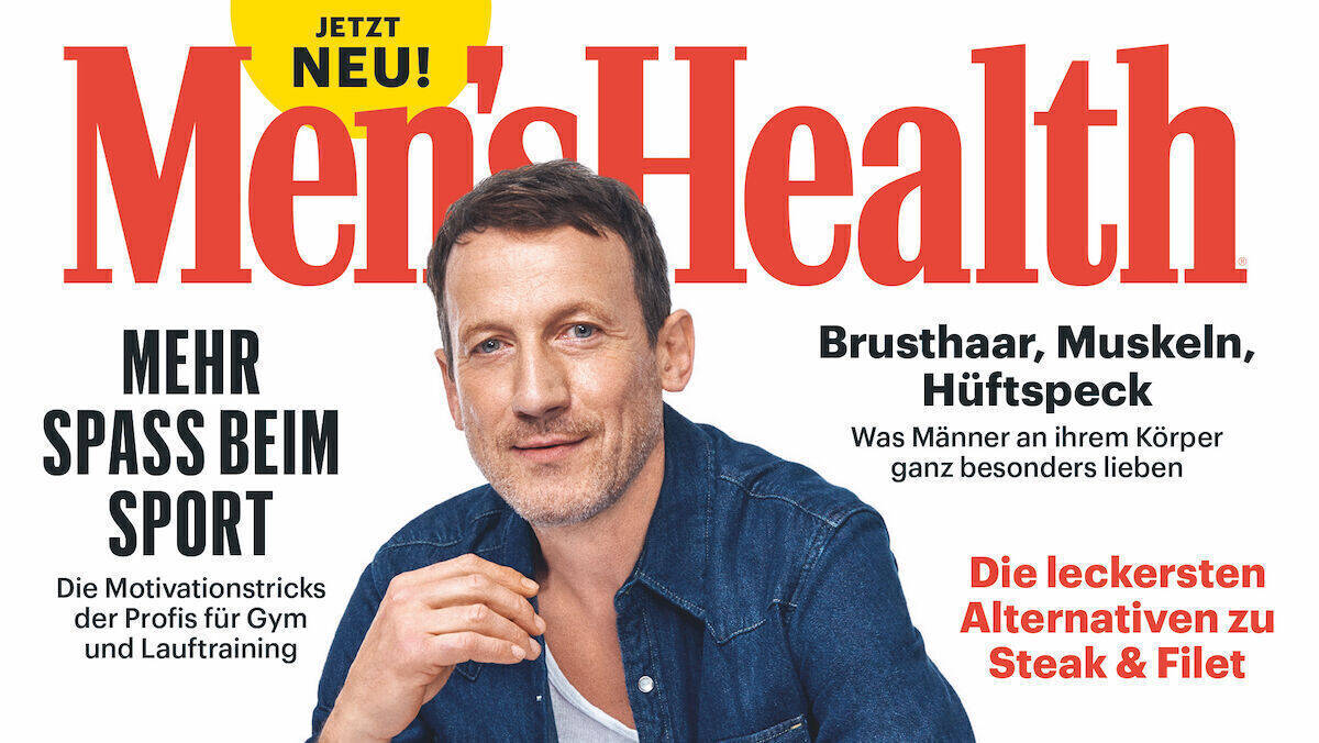 Spaß, vegetarische Ernährung und Self-Love: Men's Health schlägt sanftere Töne an.