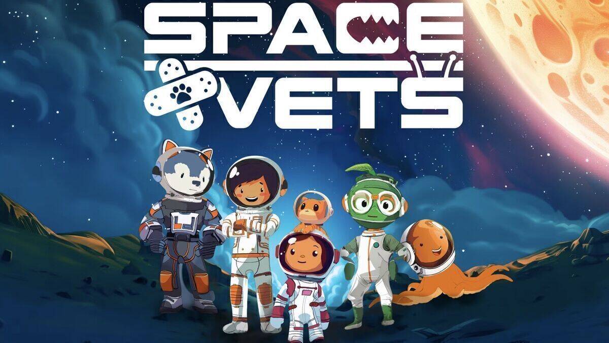 Komplett mit KI hergestellt: Space Vets.