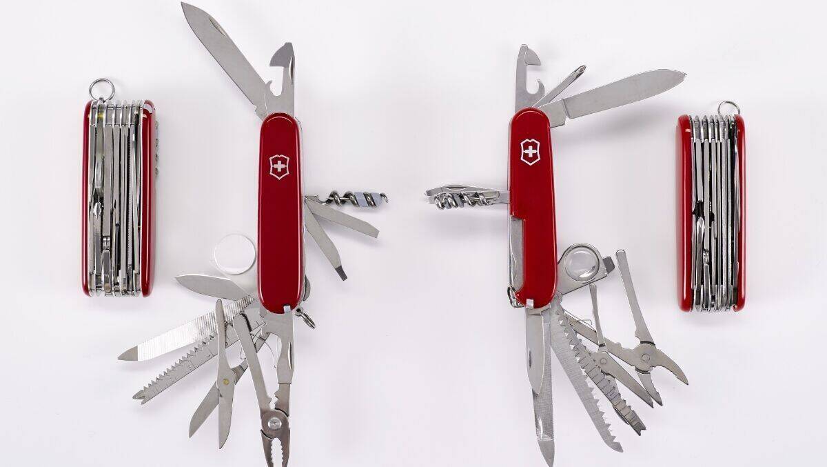 Original von Victorinox und die chinesische Fälschung aus dem Internet.