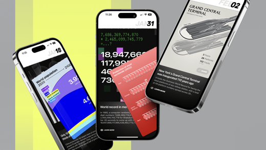 Papierlos, schick - Jahreskalender von Bureau Oberhaeuser