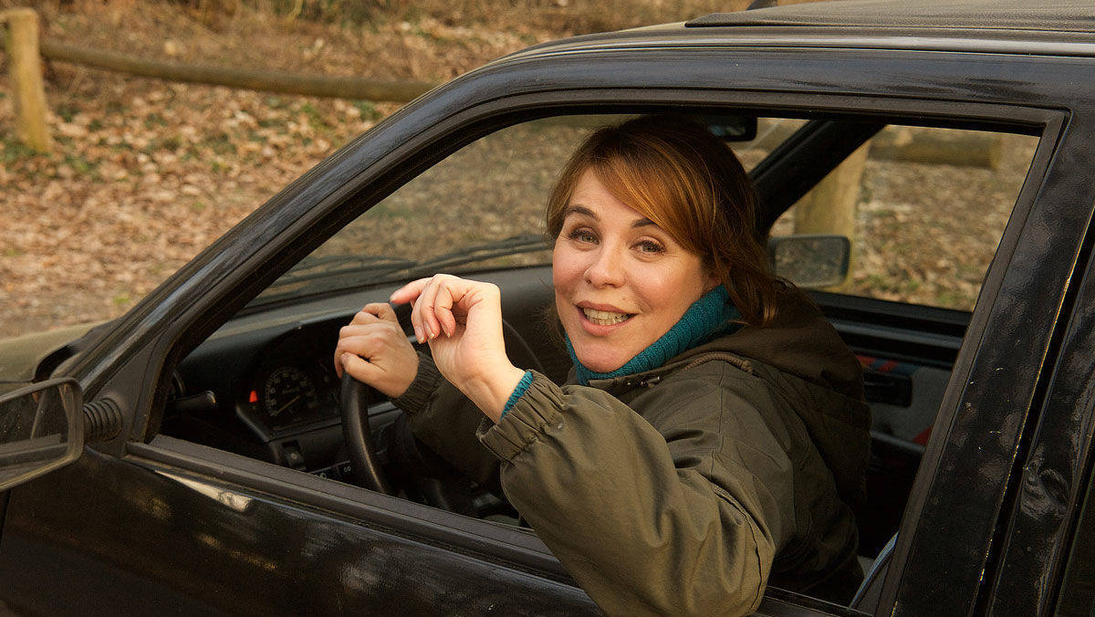 Ihren Fiat Cinquecento besitzt Thjnk-Chefin Karen Heumann "schon ewig".