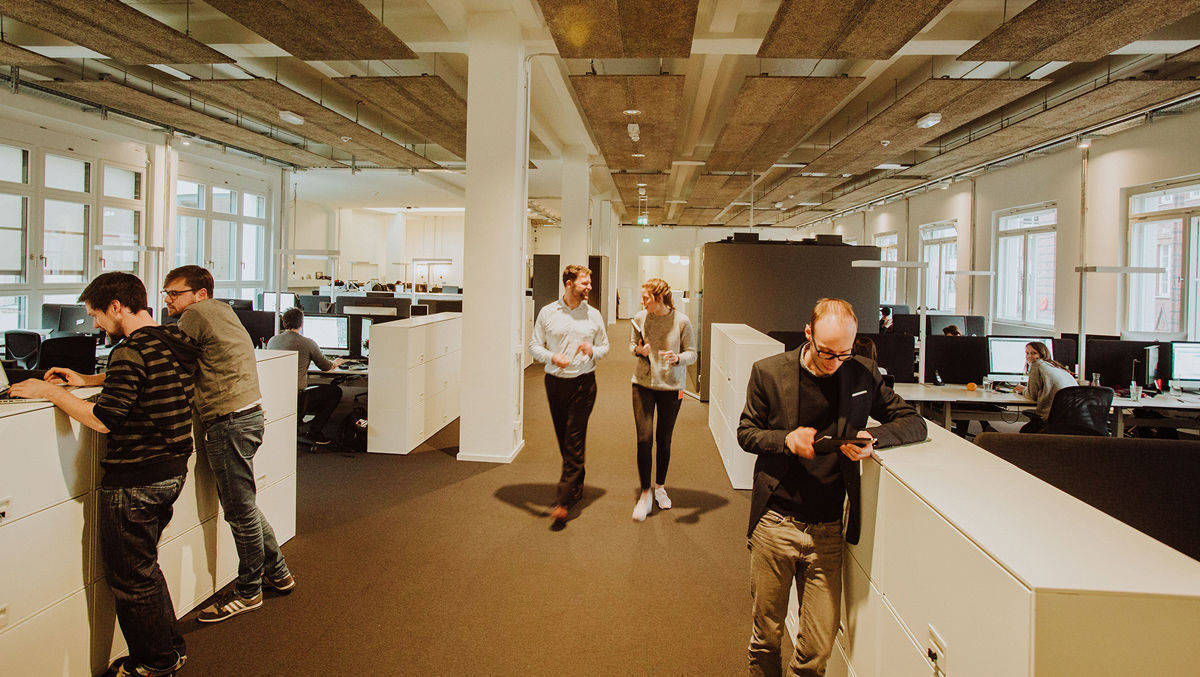 In den Serviceplan-Räumen in Berlin-Mitte war früher die Frauenklinik der Charité untergebracht.