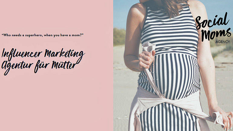 In weiblicher Hand: Agenturneustart Social Moms. 