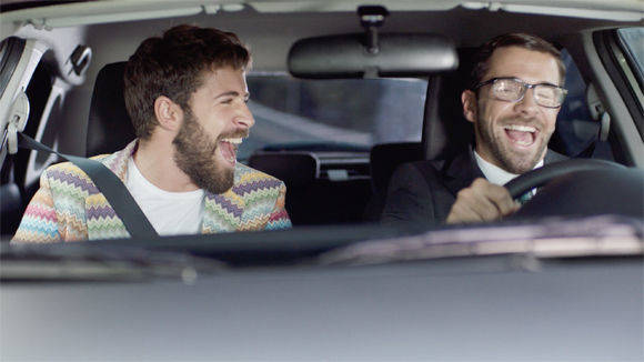 Szene aus dem europaweiten TV-Spot für den neuen Suzuki Baleno.