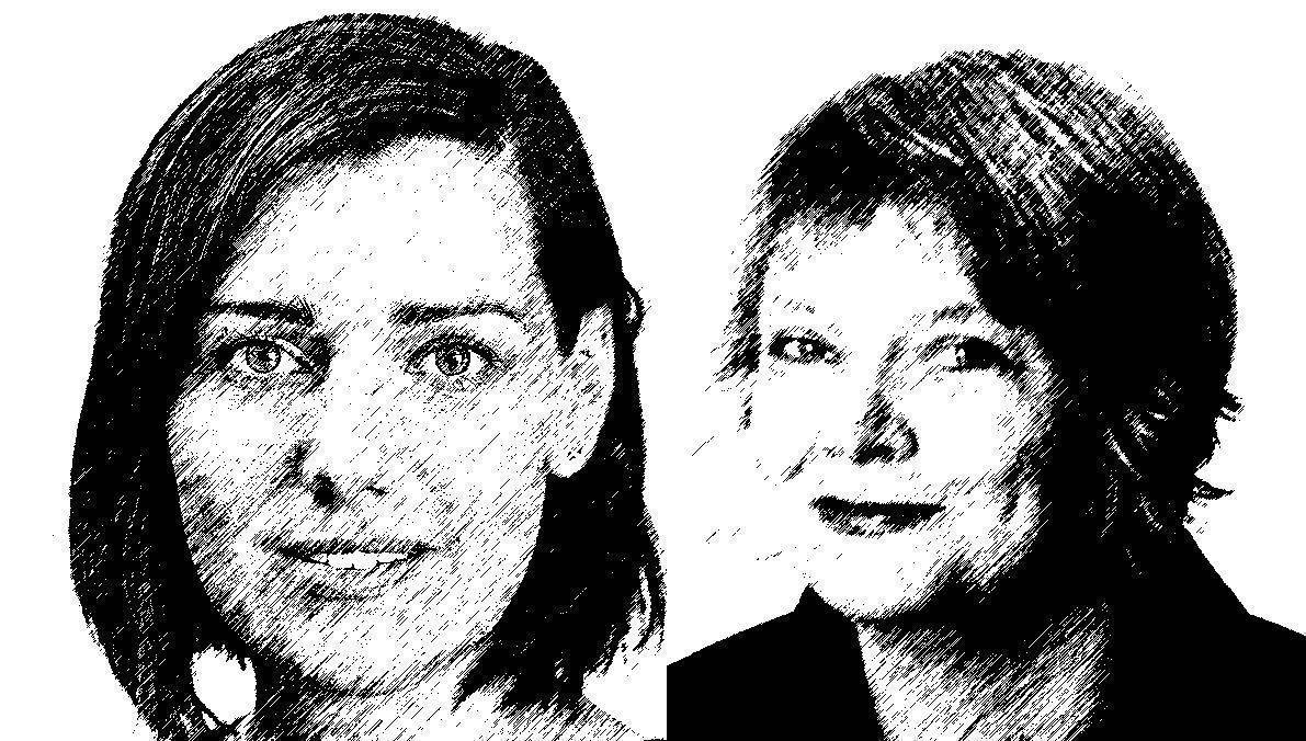Christa Catharina Müller (Millennial) und Anja Janotta (40+) diskutieren.