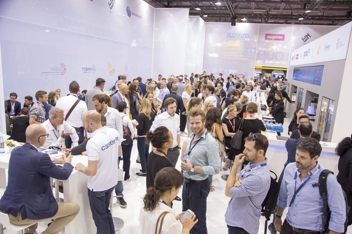 Besucher auf der Dmexco: dieses Jahr gibt es keine Stände der Group-M-Agenturen