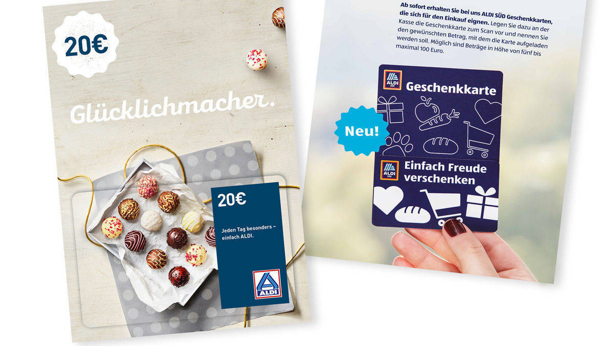 Unter wie vielen Weihnachtsbäumen die Aldi-Geschenkkarten dieses Jahr wohl liegen?