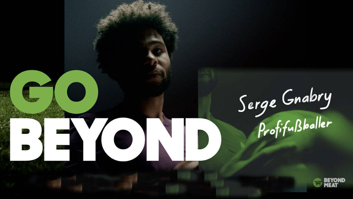 Serge Gnabry wirbt für Beyond Meat.