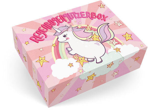 Wer auf Instagram das Einhorn fand, konnte eine "Regenbogenbox" gewinnen. 