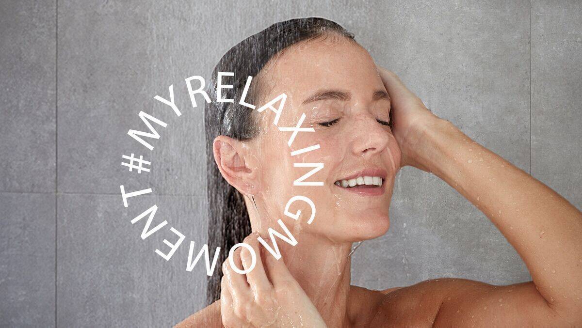 Gut geduscht - und besonders tief entspannt.