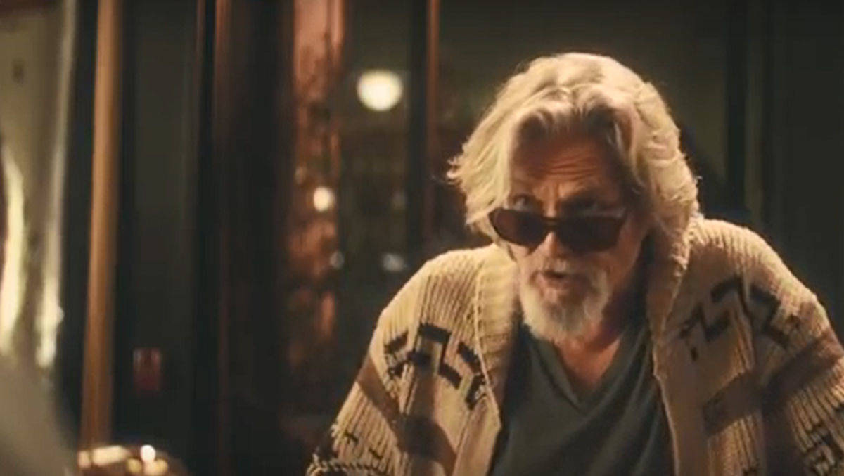Jeff Bridges tritt für Stella Artois auf.