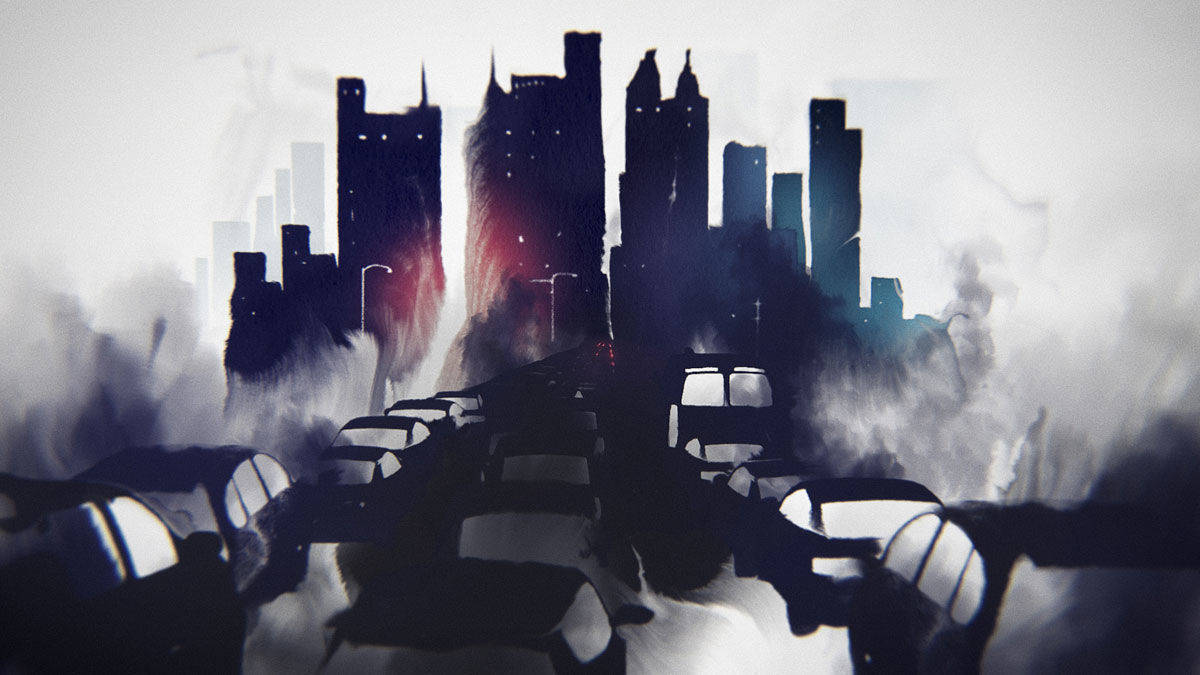 Im Film "Time to move on" versinnbildlicht verlaufende Tinte den laut Polestar nötigen Wandel in Richtung Elektromobilität.