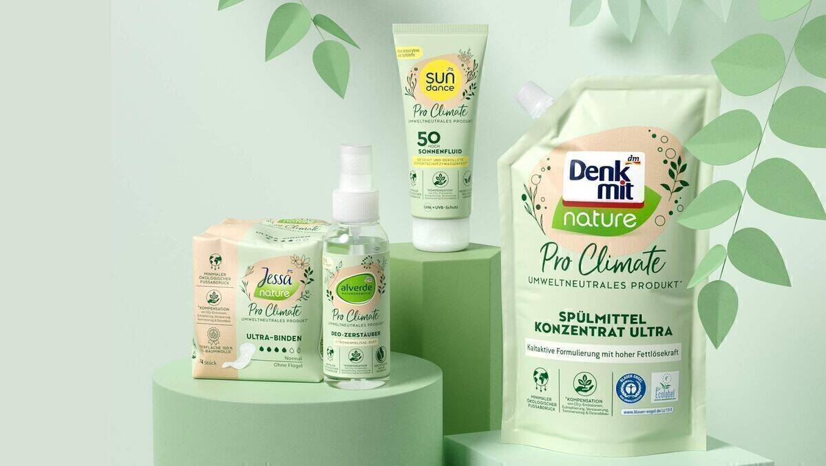 Die Produkte der neuen Subbrand Pro Climate gibt es ab dem 8. April bei dm.