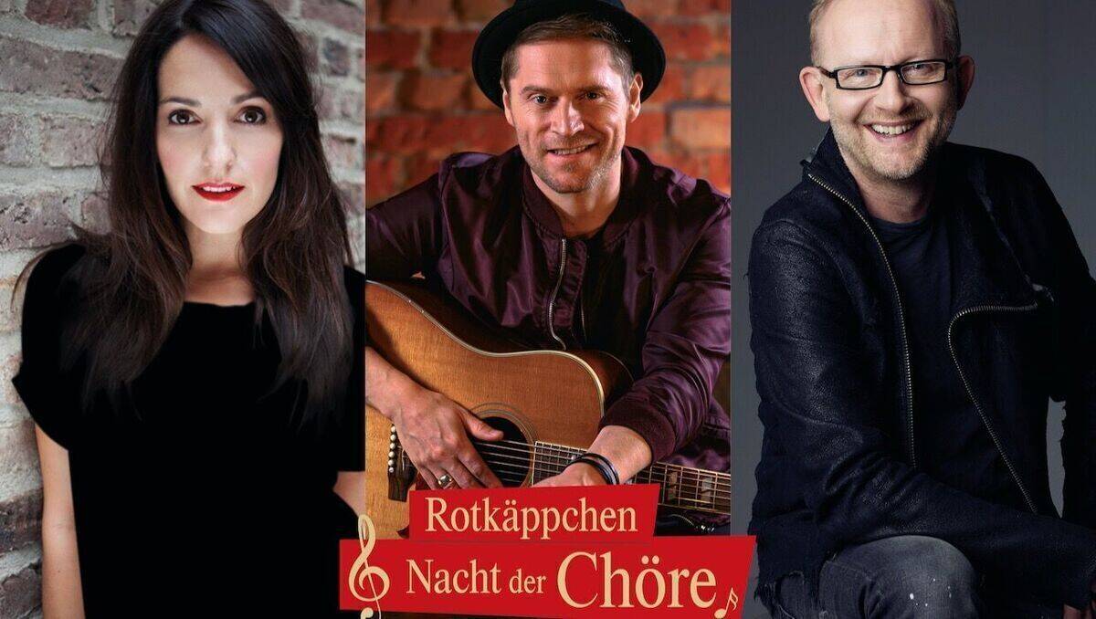 Johanna Klum, Johannes Oerding und Dieter Falk gestalten in diesem Jahr die Nacht der Chöre
