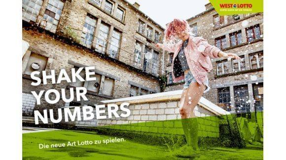 "Shake Your Numbers" ist der Name einer neuen Kampagne von Westlotto und McCann.