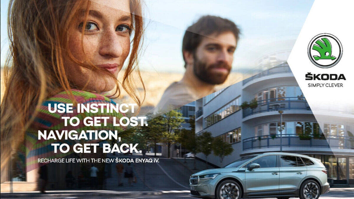 "Recharge Life" ist das Motto der ersten weltweiten Kampagne für die neue Submarke Skoda iV.