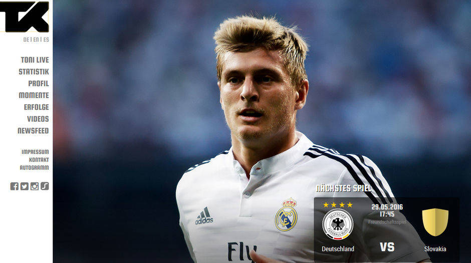 Noch hat der Nationalspieler wenig Werbeverträge.