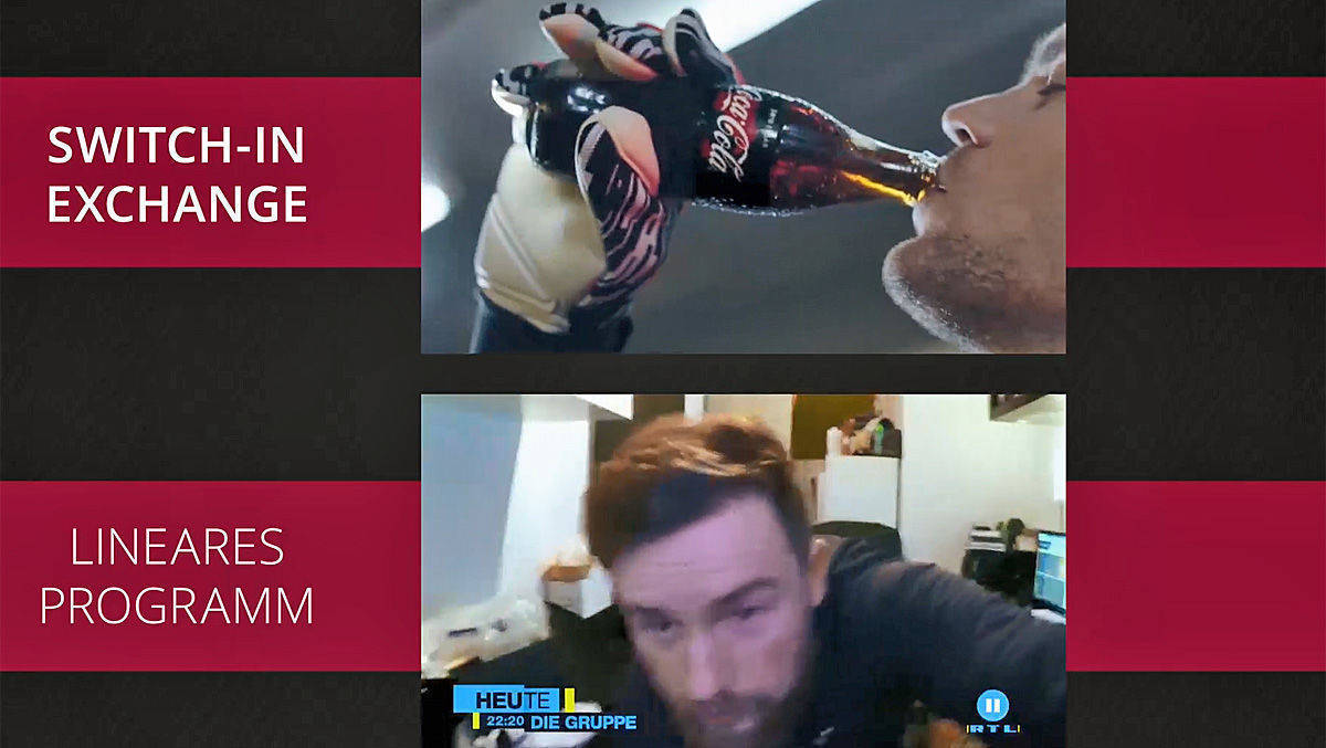 Wer Smart TV nutzt, sieht eine Coca-Cola-Spot im RTL-II-Trailer.