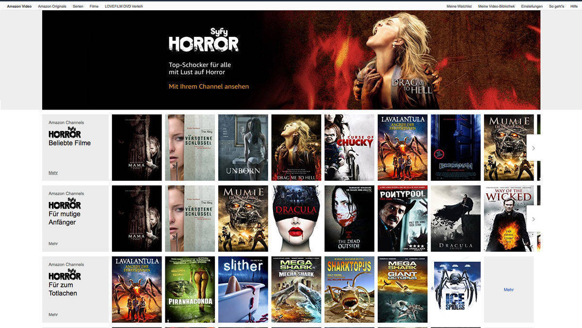 Amazon launcht kostenpflichtige Channels für Prime-Mitglieder