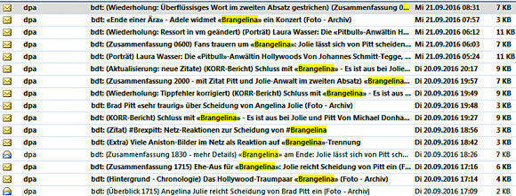 Die Trennung von Angelina Jolie und Brad Pitt - im Social Web bekannt als #brangelina - beherrscht seit Dienstagabend die Medien.