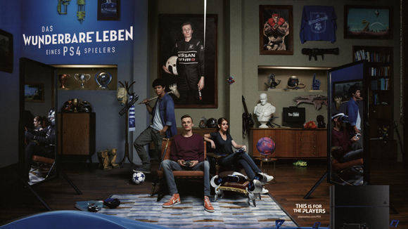 Playstation-Werbung ist vor allem bei der Jugend sehr beliebt.