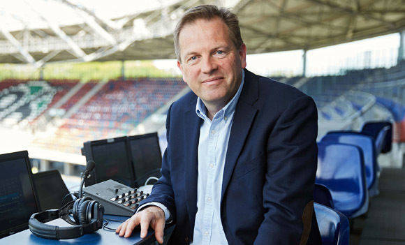 Gerd Gottlob, Leiter des Programmbereichs Sport Fernsehen und Hörfunk im NDR und ARD-Teamchef für die Olymischen Spiele 2016 in Rio. Zurzeit in Frankreich bei der EM.