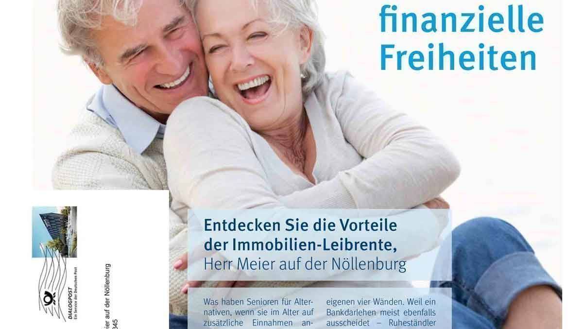 Persönliche Ansprache: Auf der Titelseite wird der Leser namentlich angesprochen.