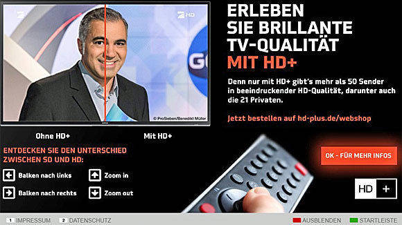 HD+ überzeugt mit Anschaulichem: So könnte "Galileo" aussehen ...