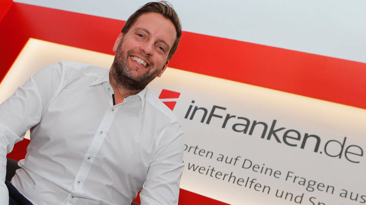 Infranken.de-Geschäftsführer Gero Schmitt-Sausen. 