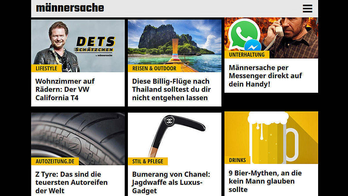 Das Bauer-Portal Männersache liefert jetzt erste Zahlen - und Ergebnisse zum Native Advertising.