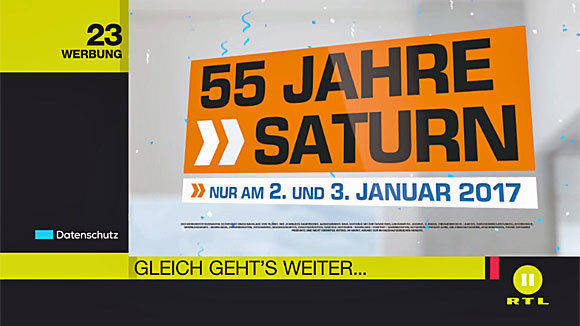 Vertiefte Werbebotschaften am Smart TV: Saturn testet bei RTL II eine neue Addressable-TV-Werbeform aus.