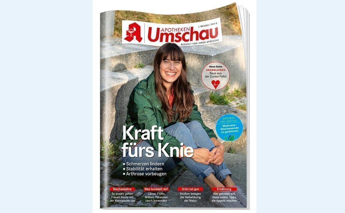 Die neue Apotheken Umschau: Ab 1. Oktober mit neuen Inhalten und Angeboten.
