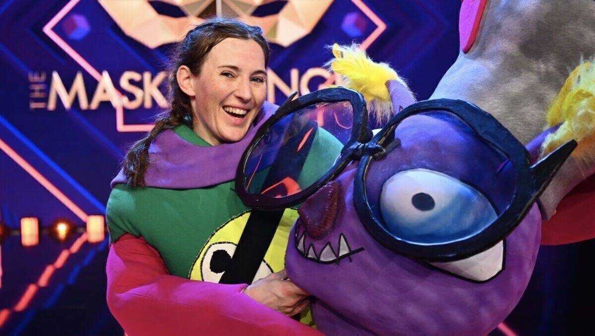 Moderatorin Jeannine Michaelsen in der ersten Folge der sechsten Staffel.