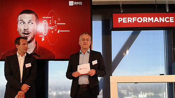 RMS on Tour: Der Münchner Büroleiter Manuel Fuehr (l). und Geschäftsführer Florian Ruckert gaben einen Ausblick ins Audiojahr 2016 - ein weiteres Jahr des Wandels.