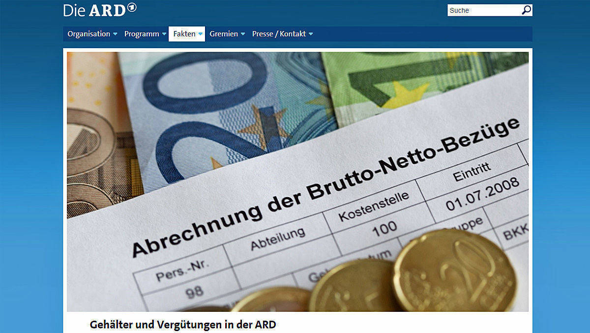 Interessanter Blick ins Innenleben der ARD ...