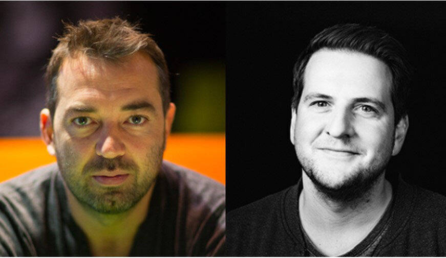 Links: Yann Thebault, Regional Managing Director. Rechts: Tobi Griebenow, Content Director Deutschland.