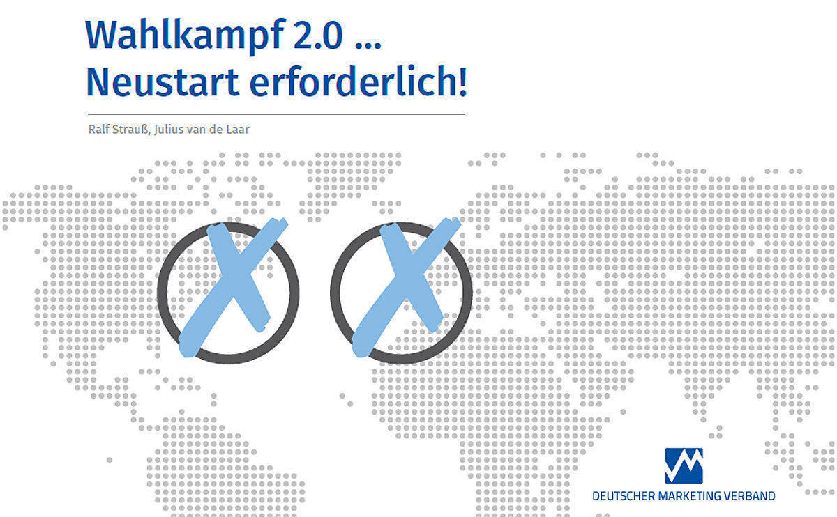 Für die Studie befragte der Marketingverband Wahlkampfteams aus Deutschland und Experten aus anderen europäischen Ländern. 