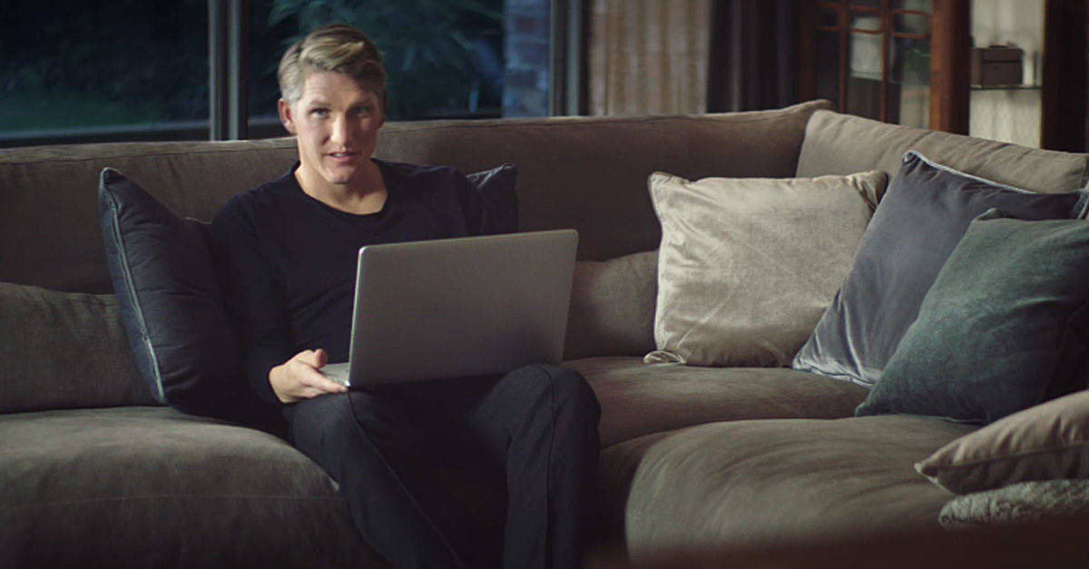 Hoher Markenwert: Bastian Schweinsteiger ist Testimonial von Funny Frisch, hier im aktuellen Spot.