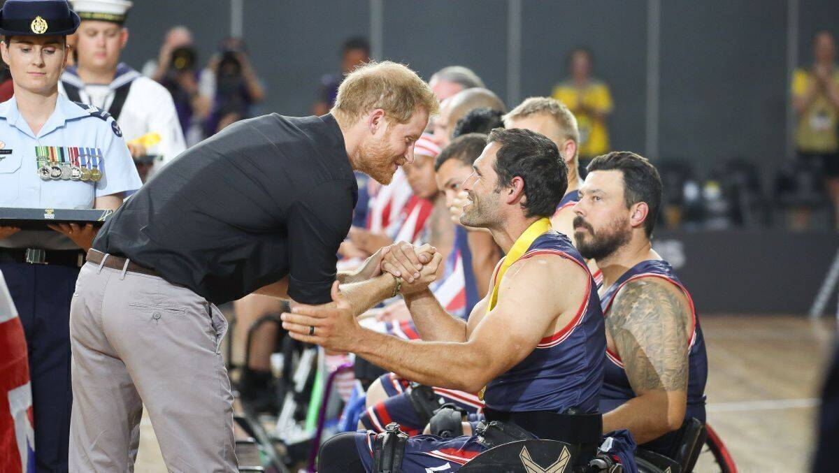 Die "Invictus Games" sind ein von Prinz Harry ins Leben gerufenen Sportwettbewerb für kriegsversehrte Soldaten.