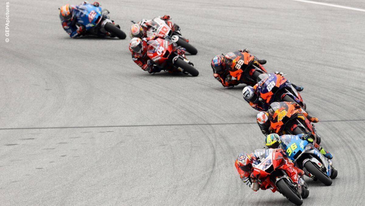 Der MotoGP findet momentan ohne Zuschauer statt.