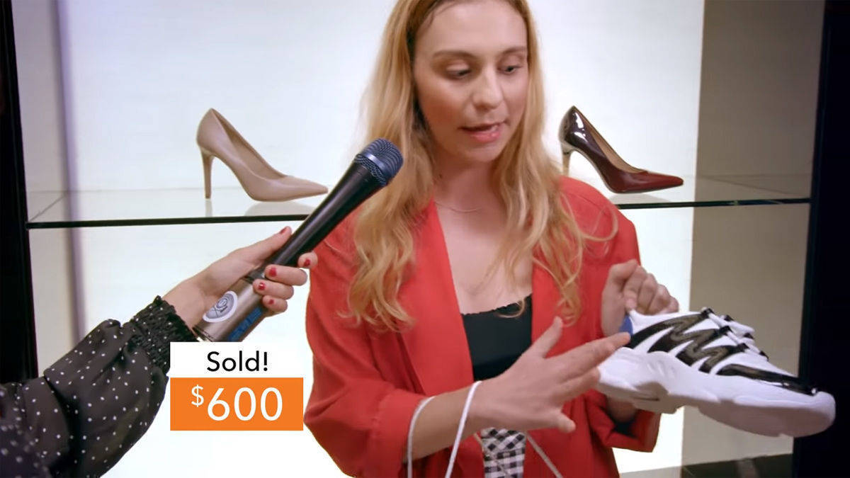 Diese Influencerin ist bereit, 600 Dollar für den Sneaker zu zahlen.