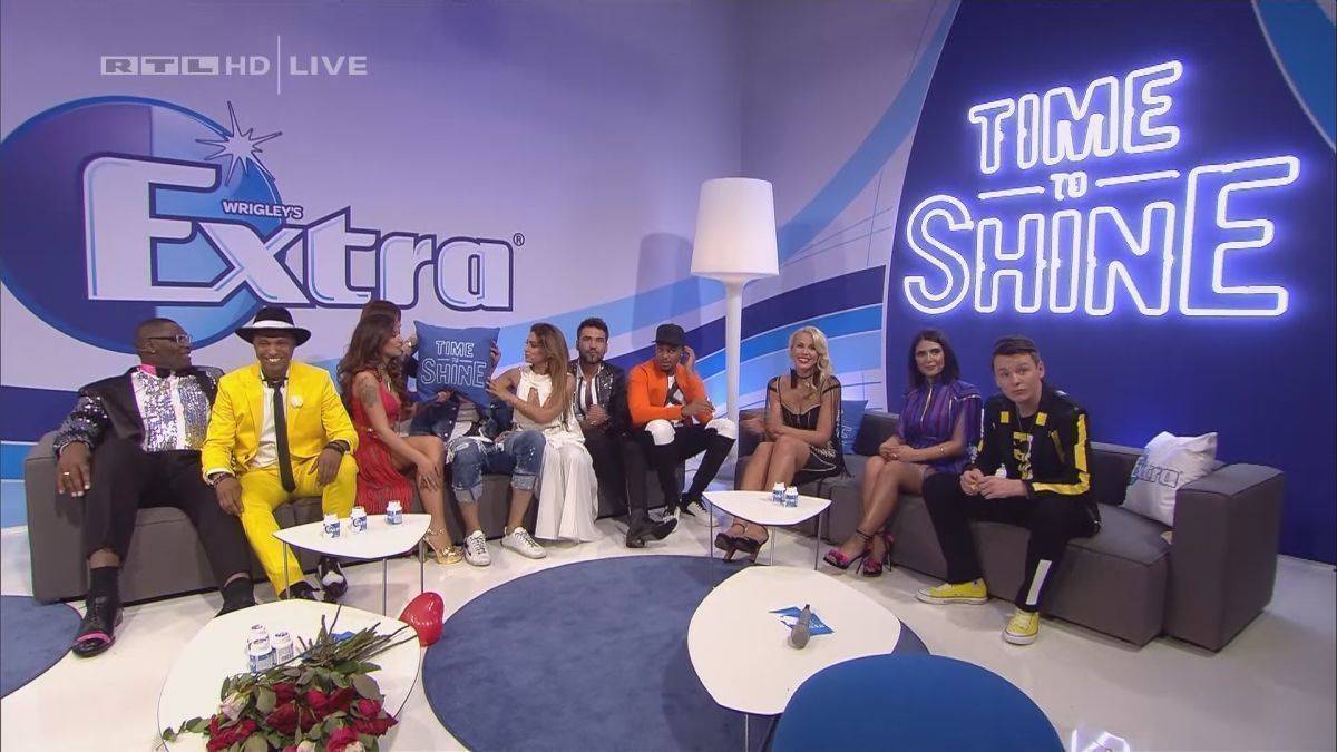 Die "DSDS"-Lounge ließ RTL ganz im Look von Wrigley's Extra gestalten.