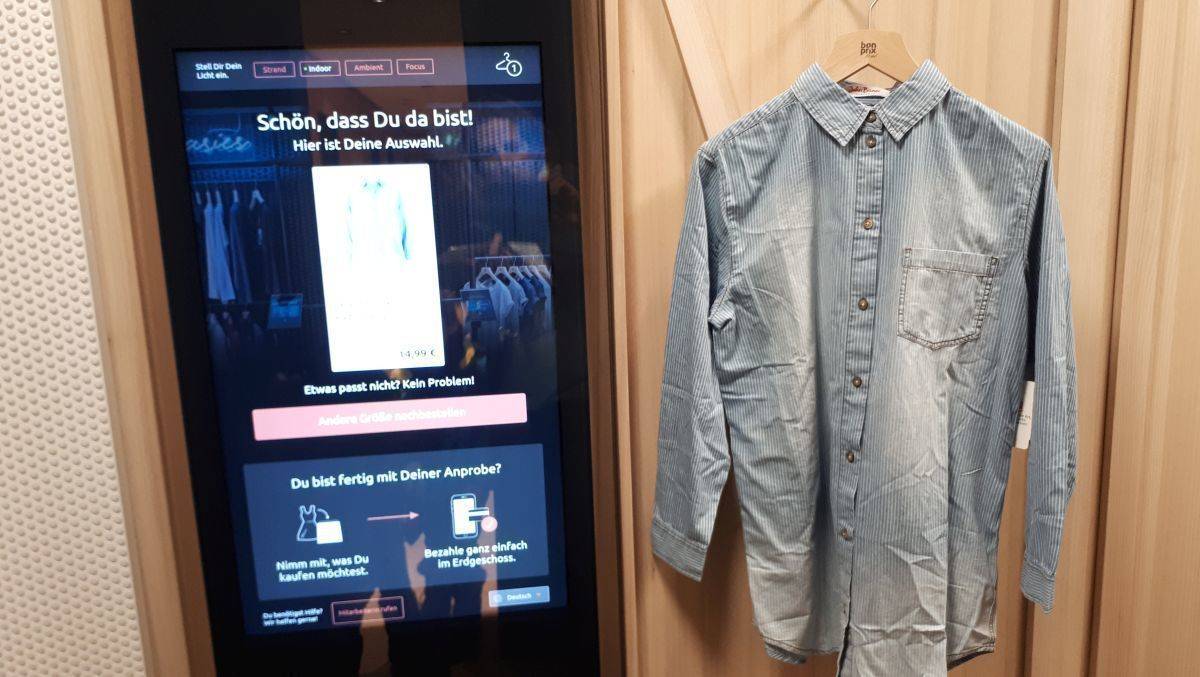 "Schön, dass Du da bist" - so wird man im Fitting Room begrüßt.
