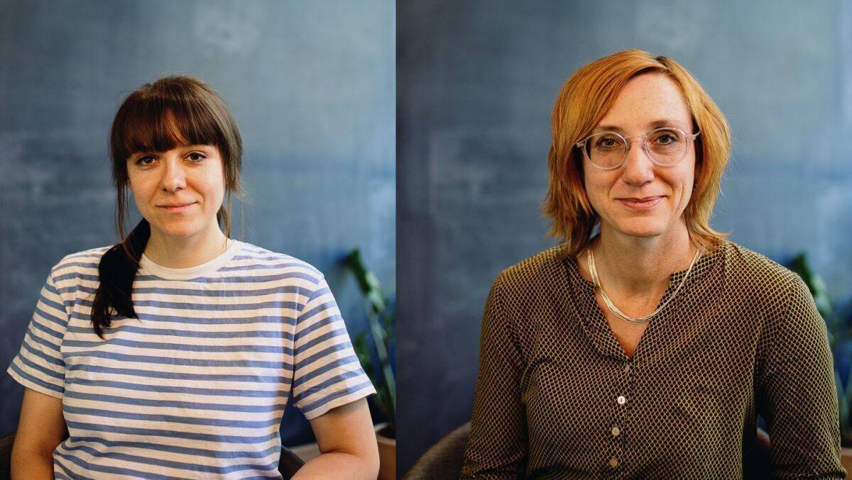 Sadra Dernbach (l.) und Nicole Reinhold (r.) von Cocomore.