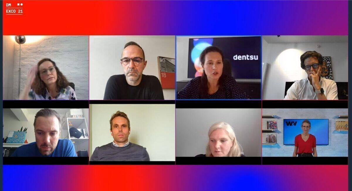 Diskussion: Anke Herbener, Arne Brekenfeld, Ulrike Handel, Florian Haller (oben v.l.), Jan König, Kristian Meinken, Stefanie Lüdecke und Verena Gründel (v.l.)