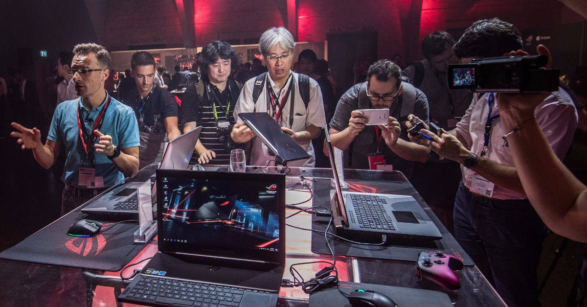 PC-Hersteller Asus stellt neue Gaming PCs auf der IFA vor.